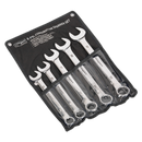 Combination Spanner Set 5pc Jumbo Metric | Pipe Manufacturers Ltd..