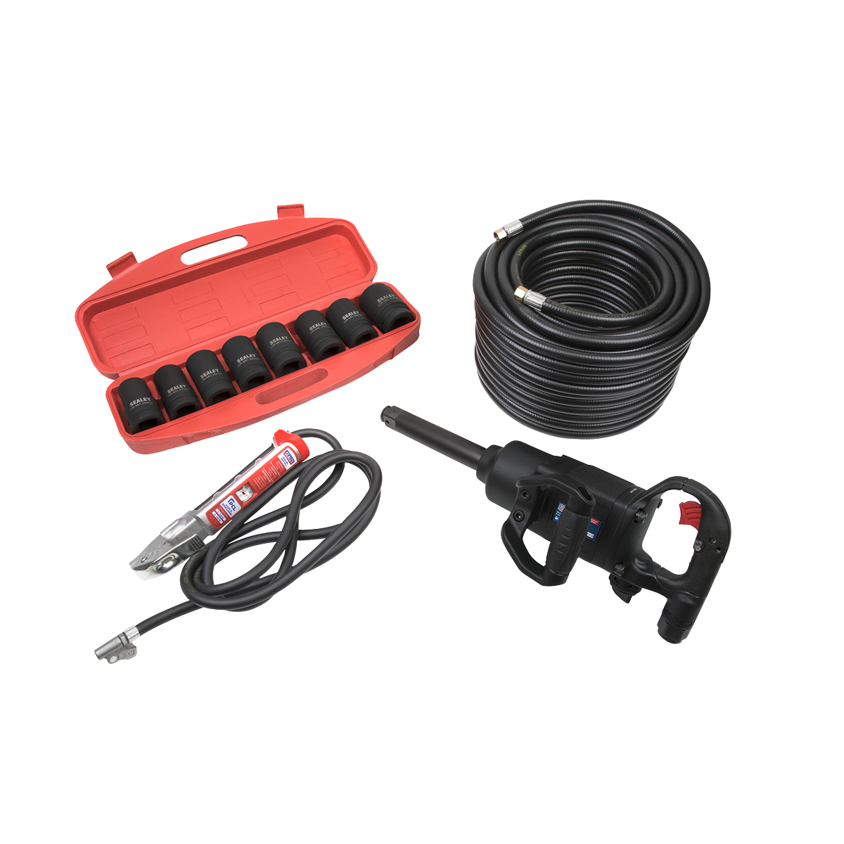 Pro Air Impact Wrench Kit 1"Sq Drive
