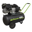 Compressor 100L V-Twin Direct Drive 3hp | Pipe Manufacturers Ltd..