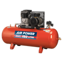 Compressor 150L Belt Drive 3hp with Cast Cylinders | Pipe Manufacturers Ltd..