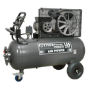 Compressor 150L Belt Drive 3hp with Front Control Panel | Pipe Manufacturers Ltd..