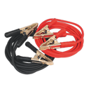 Booster Cables Extra-Heavy-Duty Clamps 25mm_ x 5m Copper 650A | Pipe Manufacturers Ltd..