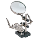 Mini Robot Soldering Stand with Magnifier & Iron Holder | Pipe Manufacturers Ltd..