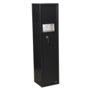 Gun Cabinet with Ammo Box & Electronic Lock 5 Gun Capacity | Pipe Manufacturers Ltd..