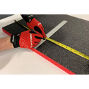 Easy Peel Shadow Foam Red/Black 1200 x 550 x 50mm | Pipe Manufacturers Ltd..