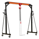 Portable Gantry Crane Adjustable 1tonne | Pipe Manufacturers Ltd..