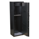 Gun Cabinet with Ammo Box & Key Lock 8 Gun Capacity | Pipe Manufacturers Ltd..