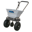 Stainless Steel Broadcast Salt Spreader 37kg Walk Behind | Pipe Manufacturers Ltd..