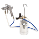 Pressure Pot System with Spray Gun & Hoses 1.8mm Set-Up | Pipe Manufacturers Ltd..