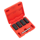 Locking Wheel Nut Removal Set 5pc 1/2"Sq Drive | Pipe Manufacturers Ltd..