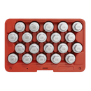 Locking Wheel Nut Key Set 20pc - Vauxhall-B | Pipe Manufacturers Ltd..