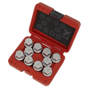 Locking Wheel Nut Key Set 10pc - Land Rover | Pipe Manufacturers Ltd..