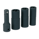 Impact Wheel Nut/Removal Flip Sockets 1/2"Sq Drive | Pipe Manufacturers Ltd..