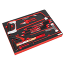 Tool Tray with Hacksaw, Hammers & Punches 13pc | Pipe Manufacturers Ltd..