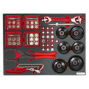 Tool Tray with Oil Service Tools 41pc | Pipe Manufacturers Ltd..