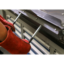 Sheet Metal Folder Vice/Bench Mounting 700mm | Pipe Manufacturers Ltd..