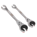 Brake Pipe Ratcheting Spanner Set 2pc | Pipe Manufacturers Ltd..