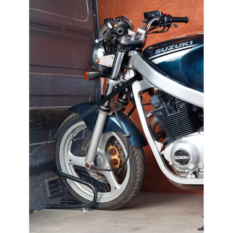 Motorcycle Wheel Chock 95mm | Pipe Manufacturers Ltd..