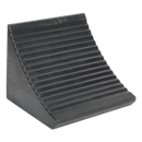 Heavy-Duty Rubber Wheel Chock 13.5kg - Single | Pipe Manufacturers Ltd..