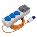 Caravan & Camping Mains Unit with RCD 15m | Pipe Manufacturers Ltd..