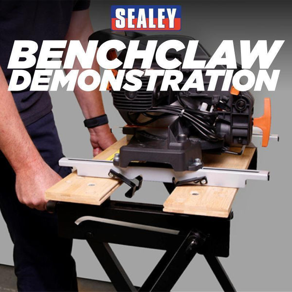 Sealey Patented Design BenchClaw Demonstration