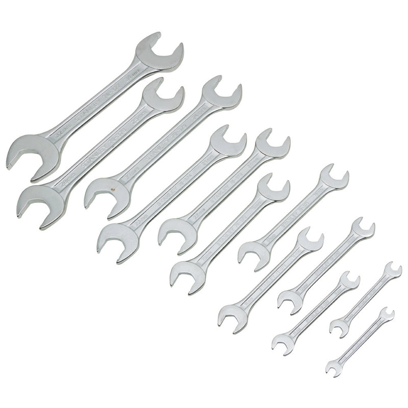 12pc Double Open End Spanner Set