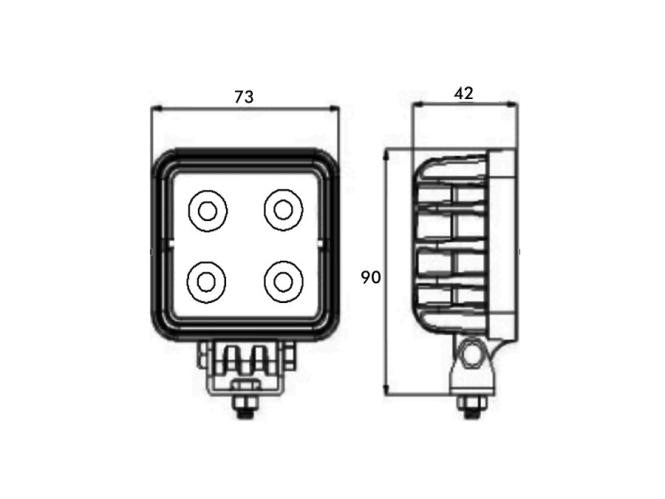 LED Work Lamp 10-30V