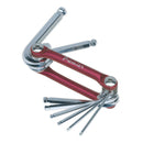 Slimline Folding Ball-End Hex Key Set 8pc