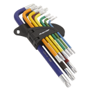 TRX-Star* Key Set 9pc Colour-Coded Long