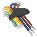 TRX-Star* Key Set 9pc Colour-Coded Long