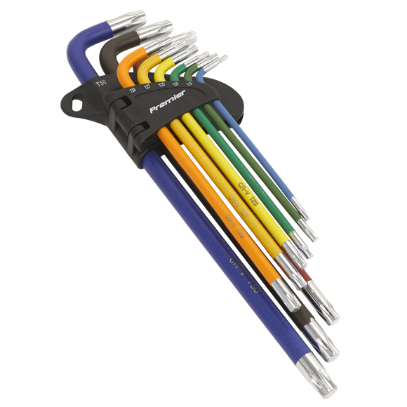 TRX-Star* Key Set 9pc Colour-Coded Extra Long