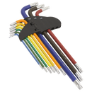 TRX-Star* Key Set 9pc Colour-Coded Extra Long