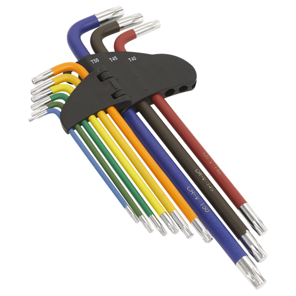 TRX-Star* Key Set 9pc Colour-Coded Extra Long