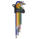 TRX-Star* Key Set 9pc Colour-Coded Extra Long