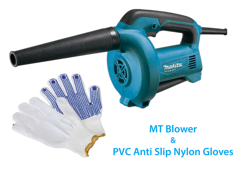 MT Blower & PVC Anti Slip Nylon Gloves