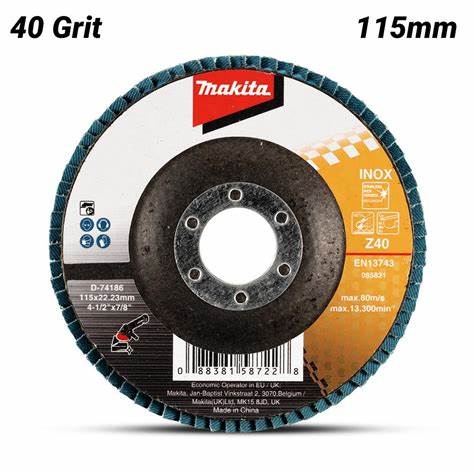 Flap Disc 115mm 40 Grit