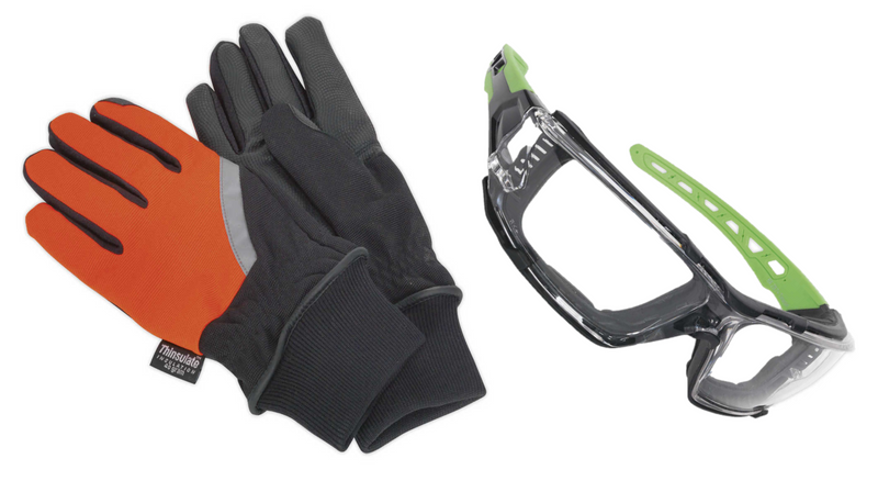 MECHANIC'S GLOVES & SAFETY SPECTACLES BUNDLE DEAL