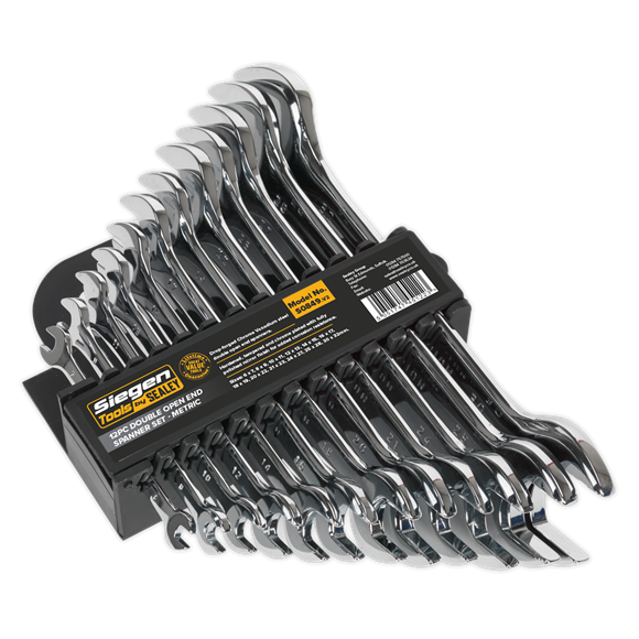 Double Open-End Spanner Set 12pc