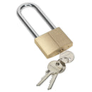 Brass Shutter Padlock & Long Shackle Brass Padlock