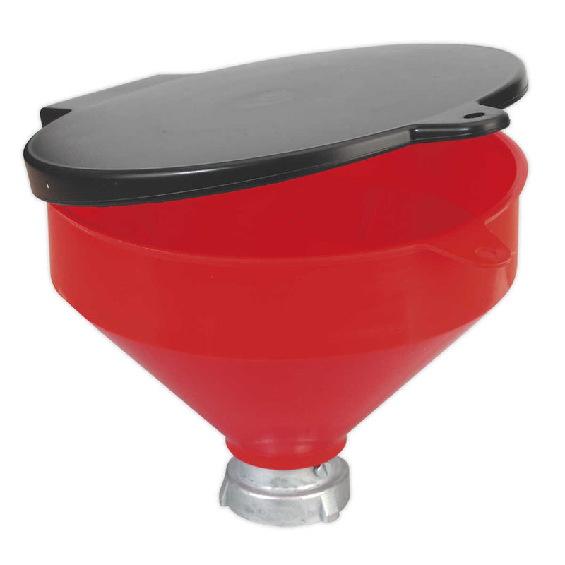 Solvent Safety Funnel with Flip Top