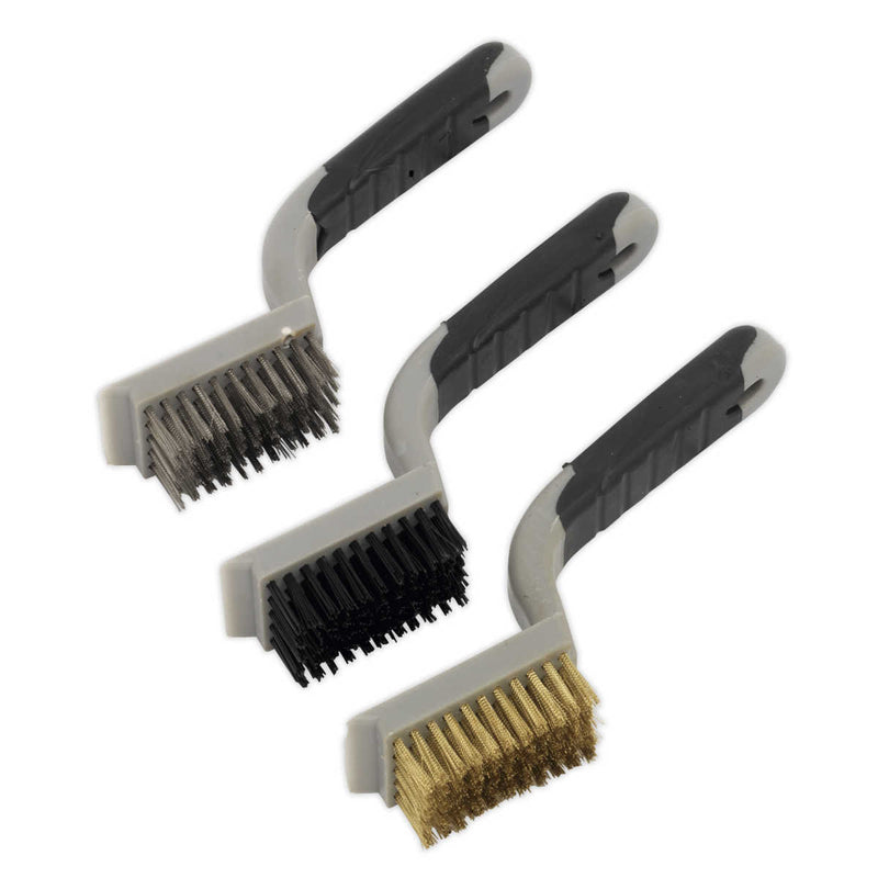 Angle Grinder & 3pc Wire Brush Set