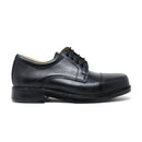 Ace Oxford 1263 Officer Shoes (Matte) - Black