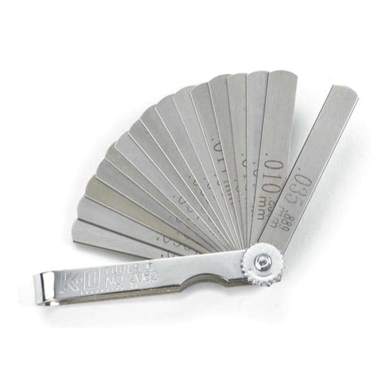 Feeler gauge 16 Blades