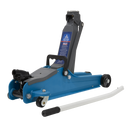 Trolley Jack 2tonne Low Entry Short Chassis - Blue | Pipe Manufacturers Ltd..