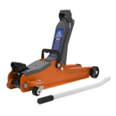 Trolley Jack 2tonne Low Entry Short Chassis - Orange | Pipe Manufacturers Ltd..