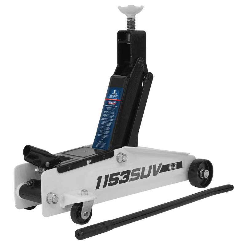 Long Chassis High Lift SUV Trolley Jack 3tonne | Pipe Manufacturers Ltd..