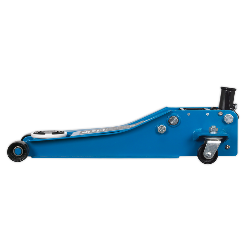 Trolley Jack 2tonne Low Entry Rocket Lift Blue | Pipe Manufacturers Ltd..