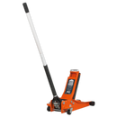 Trolley Jack 2tonne Low Entry Rocket Lift Orange | Pipe Manufacturers Ltd..
