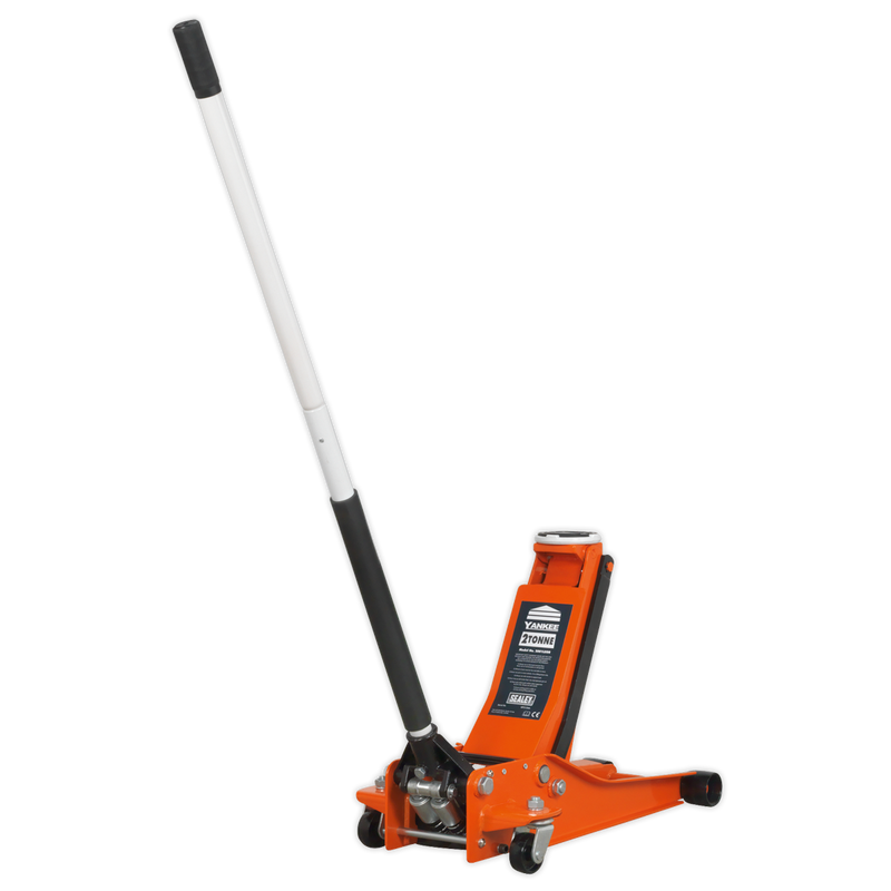 Trolley Jack 2tonne Low Entry Rocket Lift Orange | Pipe Manufacturers Ltd..