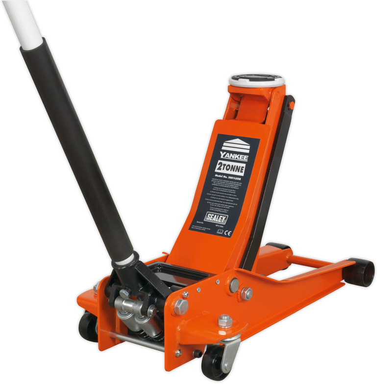 Trolley Jack 2tonne Low Entry Rocket Lift Orange | Pipe Manufacturers Ltd..